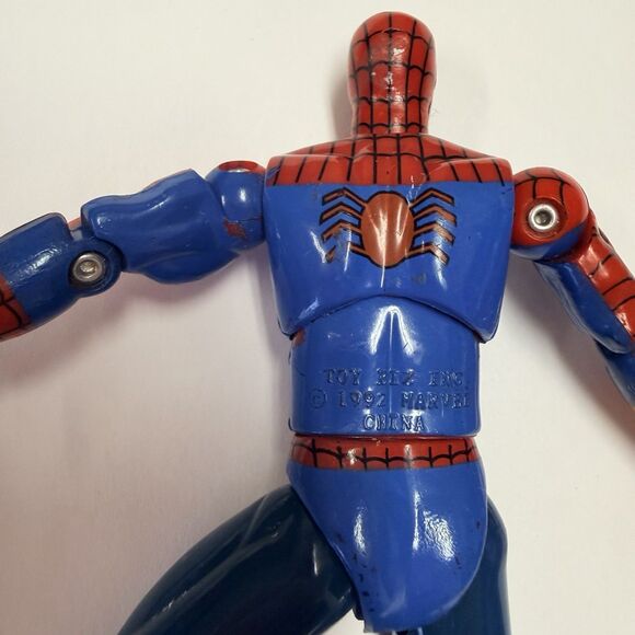 Vintage Toy Biz Spider-Man Action Figures Lot of 2 (1992 Marvel) - Picture 10 of 14